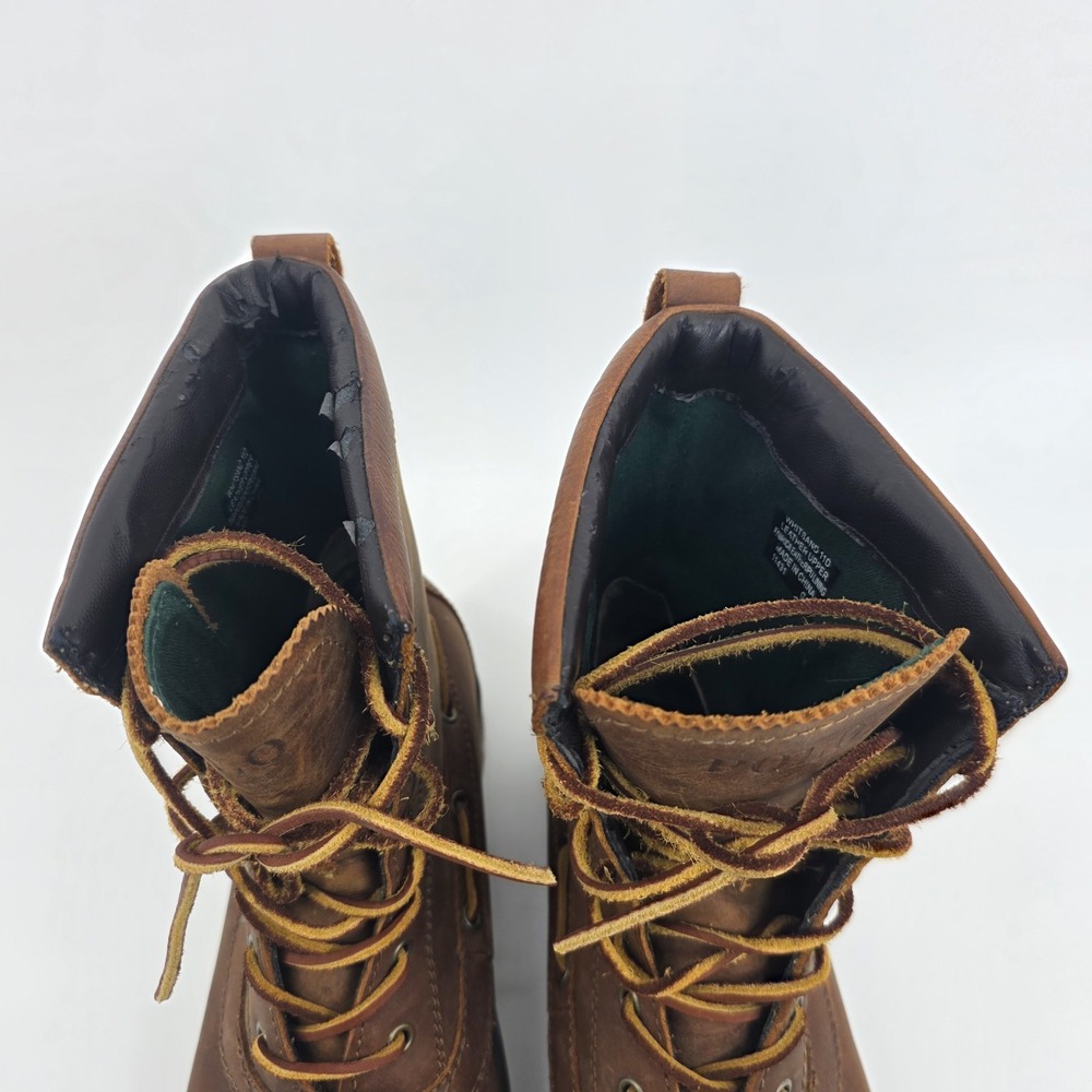 Polo Ralph Lauren Whitsand 11431 Genuine Leather Duck Boots US 11 D Brown Boot - Picture 7 of 12